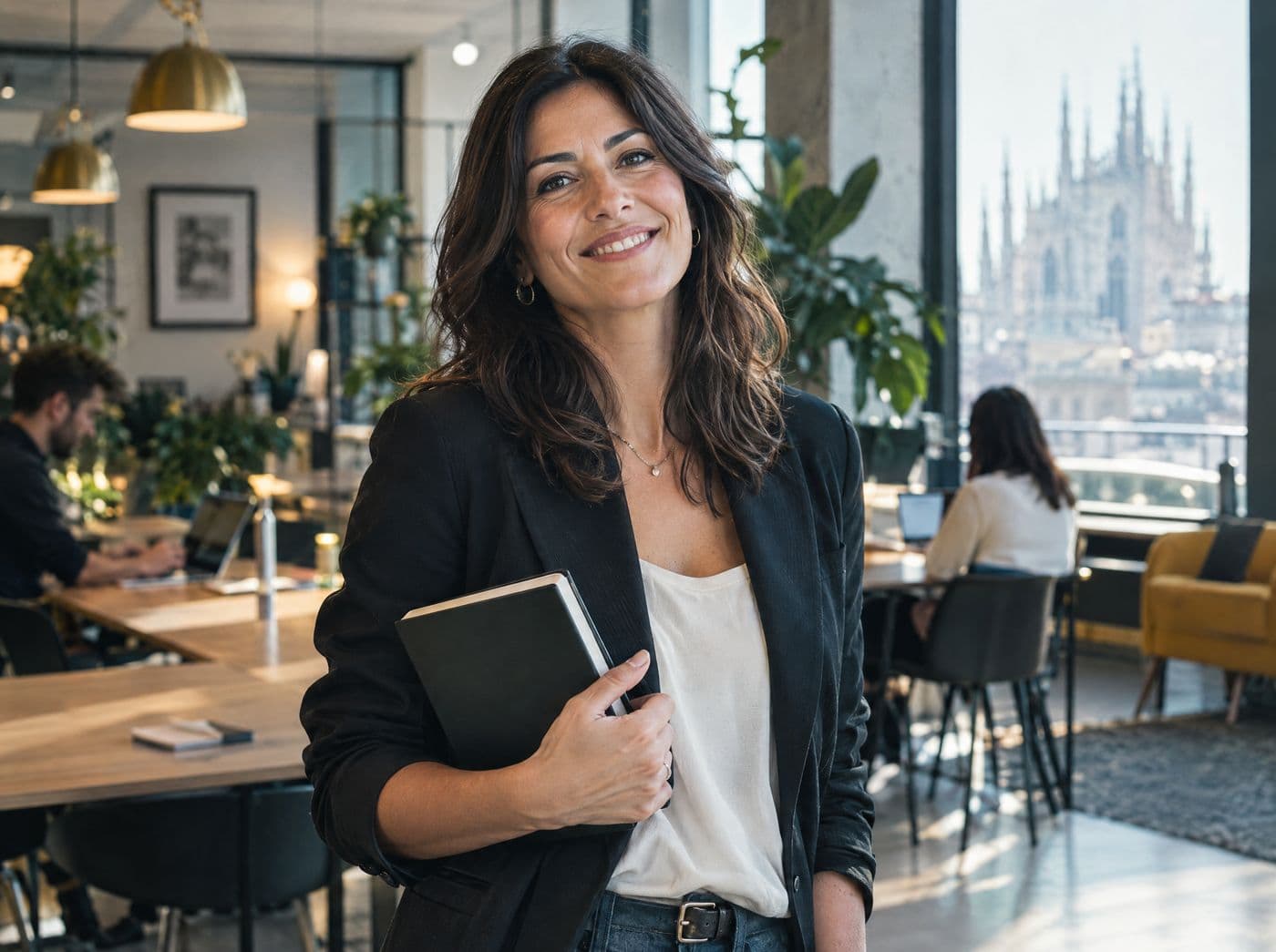 Immagine AI provvisoria: Ritratto di un’ex commerciale, oggi Architetta